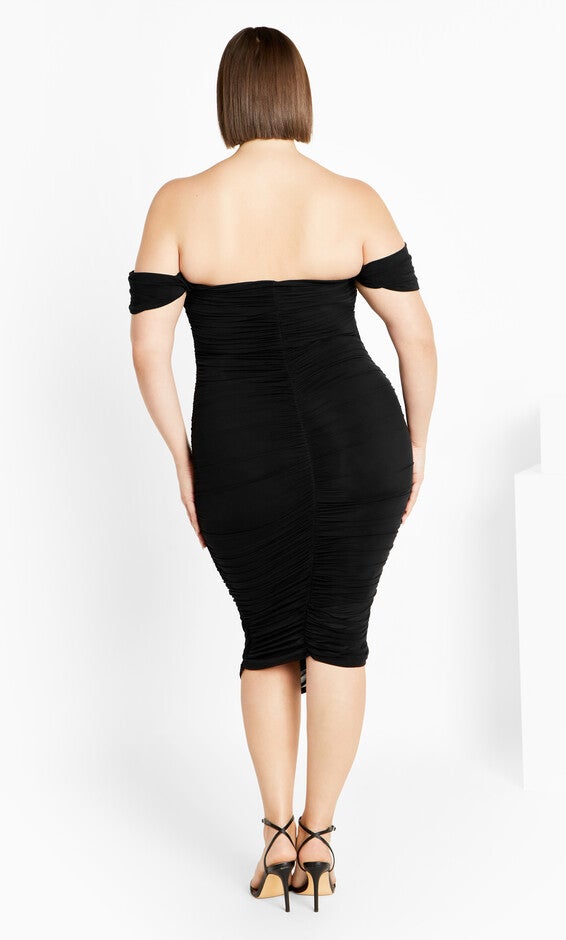 Alyssa Dress - black, BLACK, alternate image number null