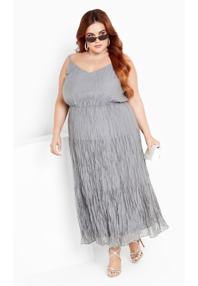 Sabina Maxi Dress - bluebell, GREY, on-hover image number null