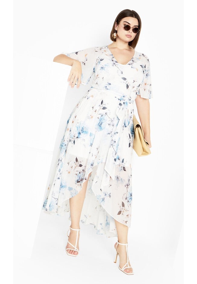 Shy Orchid Maxi Dress - ivory, WHITE, on-hover image number 1