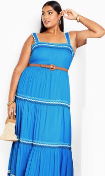 Paradiso Dress - ice blue