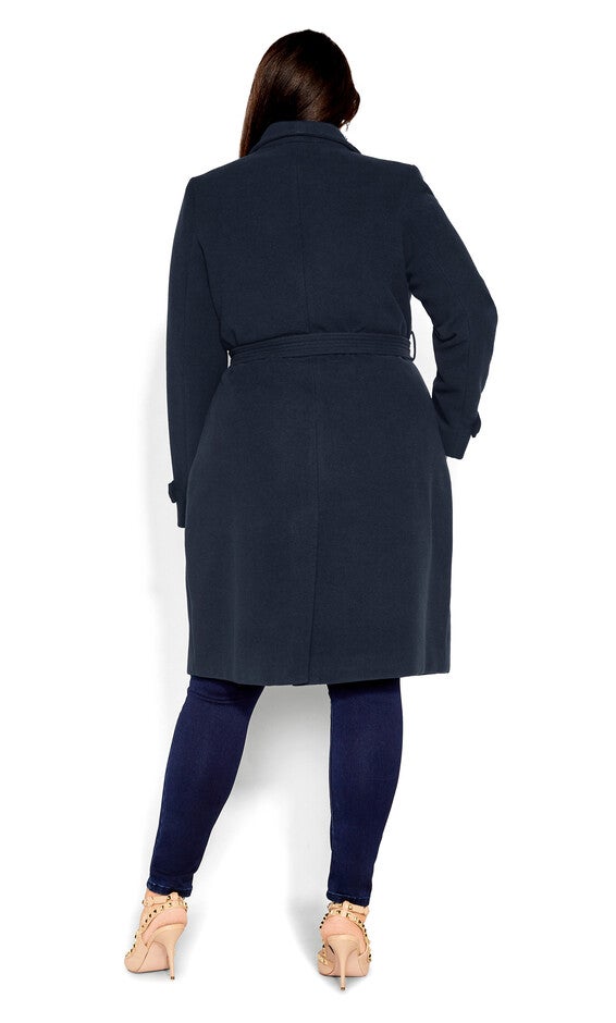 So Sleek Coat - navy, BLUE, alternate image number null