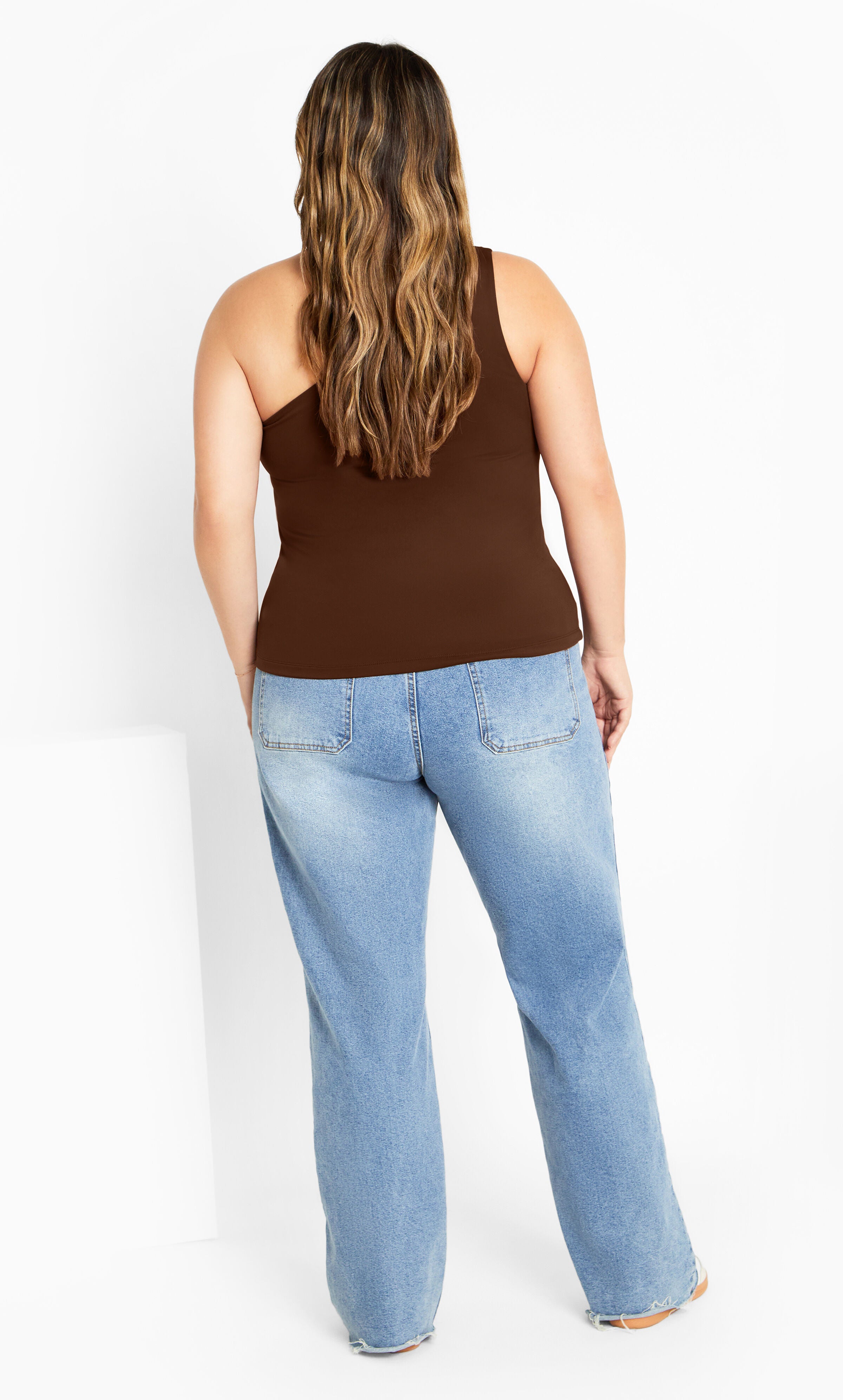 Swept Away Top - cocoa, BROWN, alternate image number 3
