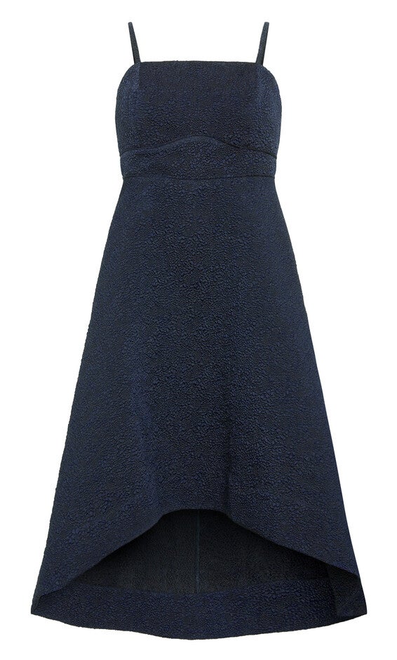 Tiffany Hi Low Maxi Dress - navy, NAVY, alternate image number 4