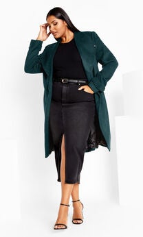 Isabella Coat - emerald