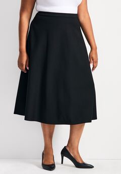 Jada Ponte Swing Skirt
