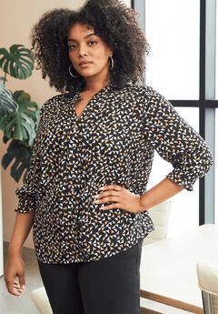 Pintuck Popover Top
