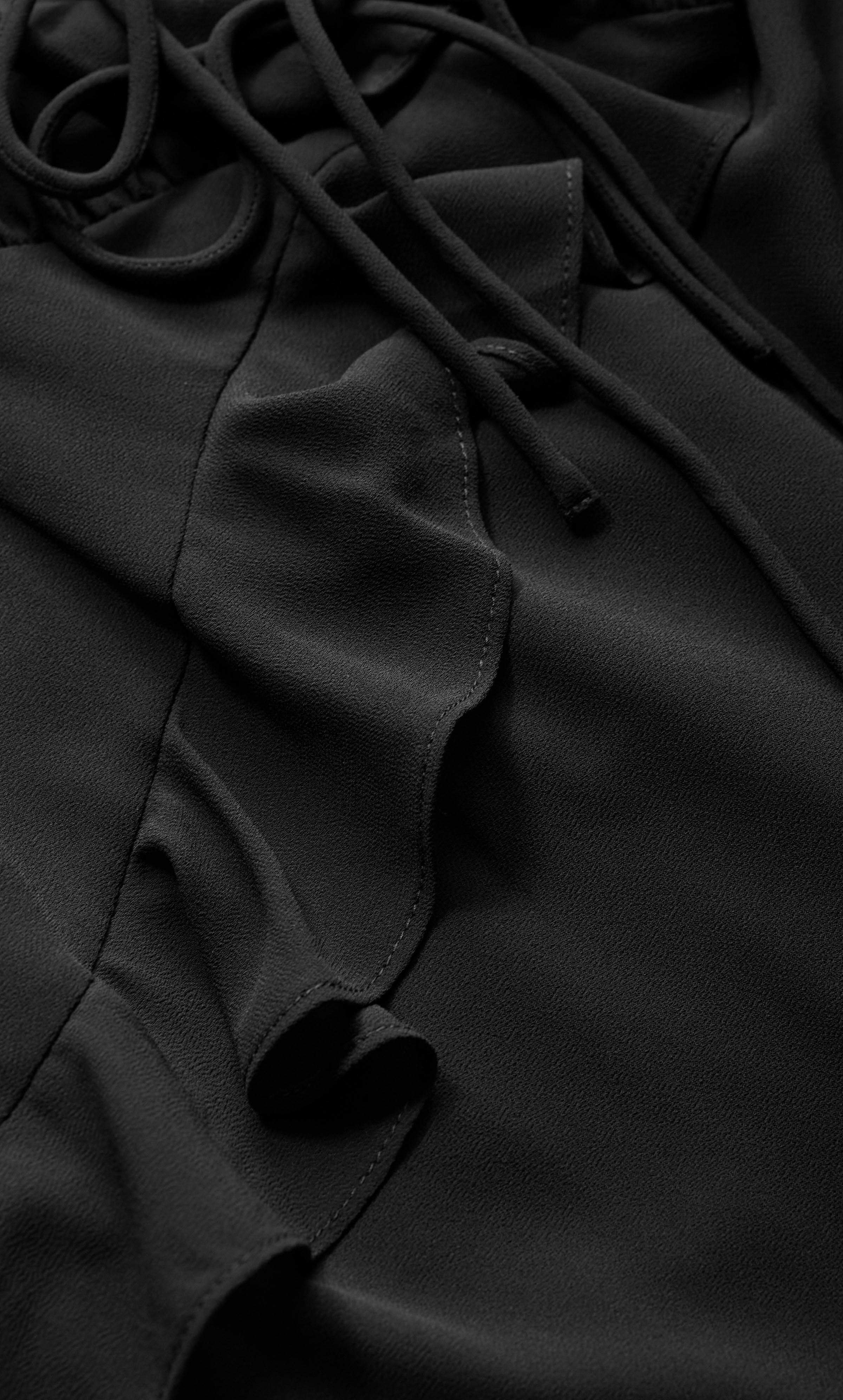 Shayla Long Sleeve Maxi Dress, BLACK, alternate image number 5