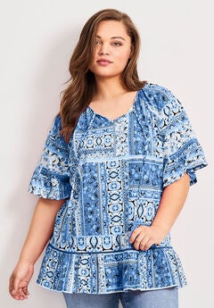 Flutter Sleeve Top
