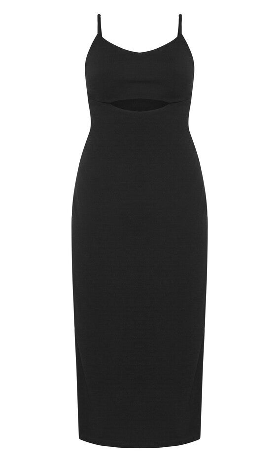 Midi Baylee Dress - black, BLACK, alternate image number 3