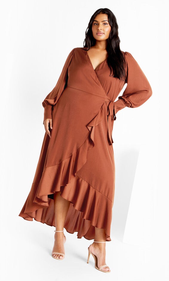 Oki Maxi Dress - copper, ORANGE, hi-res image number 0