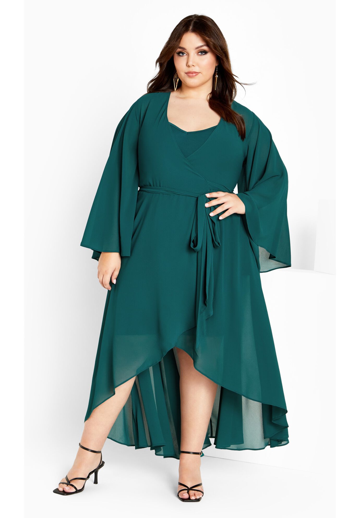 Fleetwood Maxi Dress - alpine, GREEN, on-hover image number 1