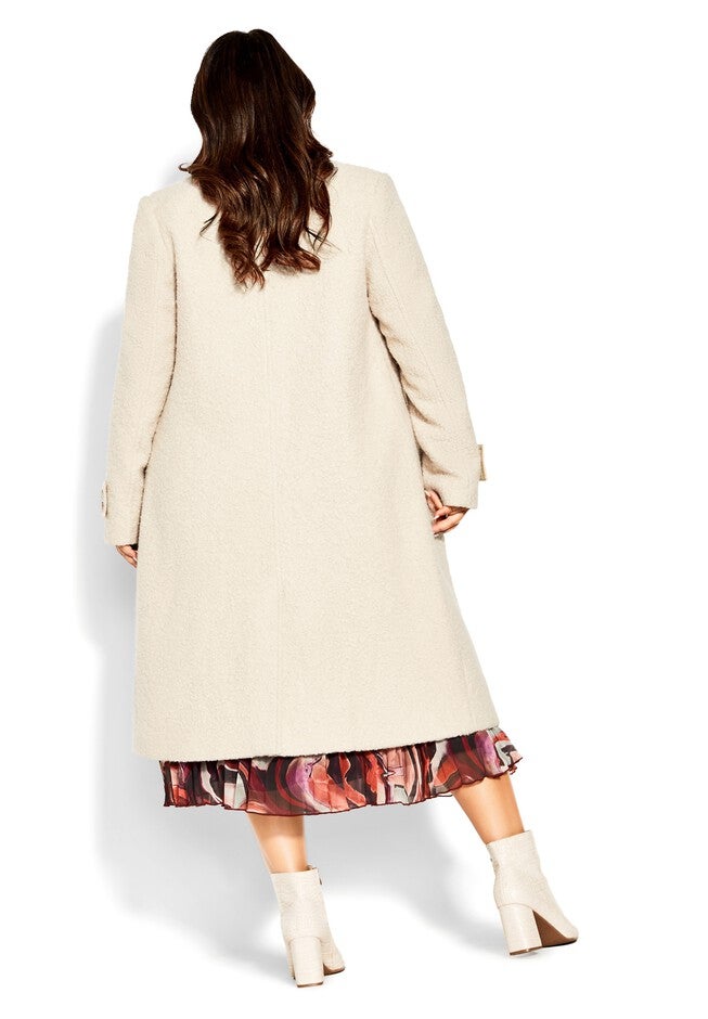 Ella Coat - buff, WHITE, alternate image number null