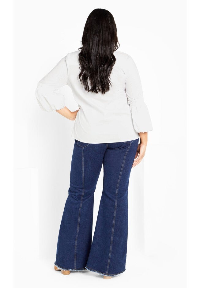 Eliza Blouse, WHITE, alternate image number 4