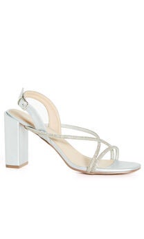 Sparkle Glitz Heel - silver