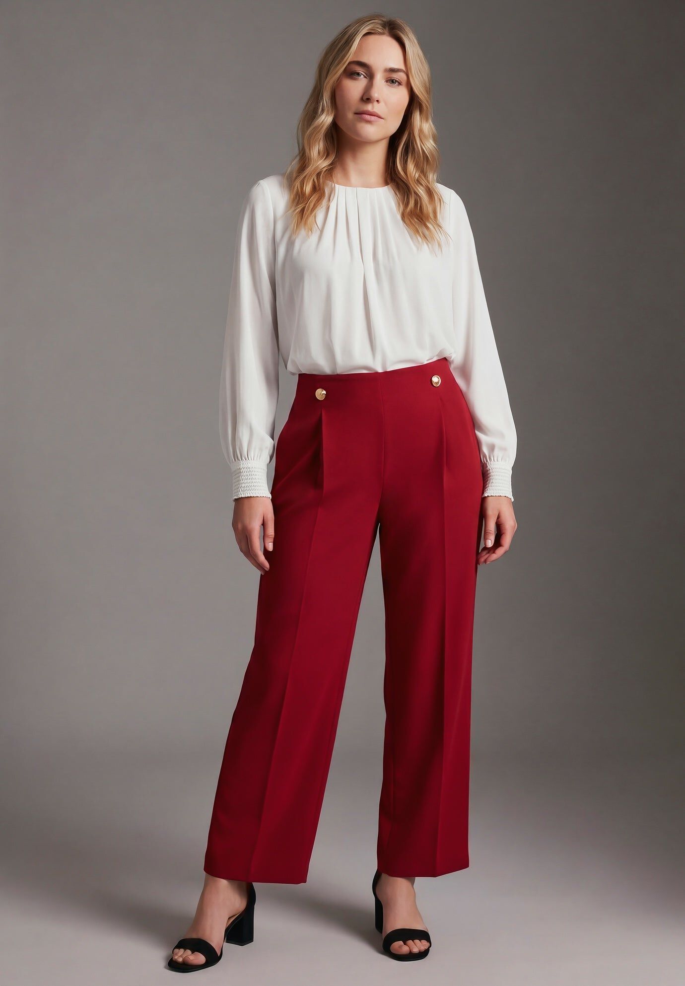 Cool Hand Wide Leg Trouser