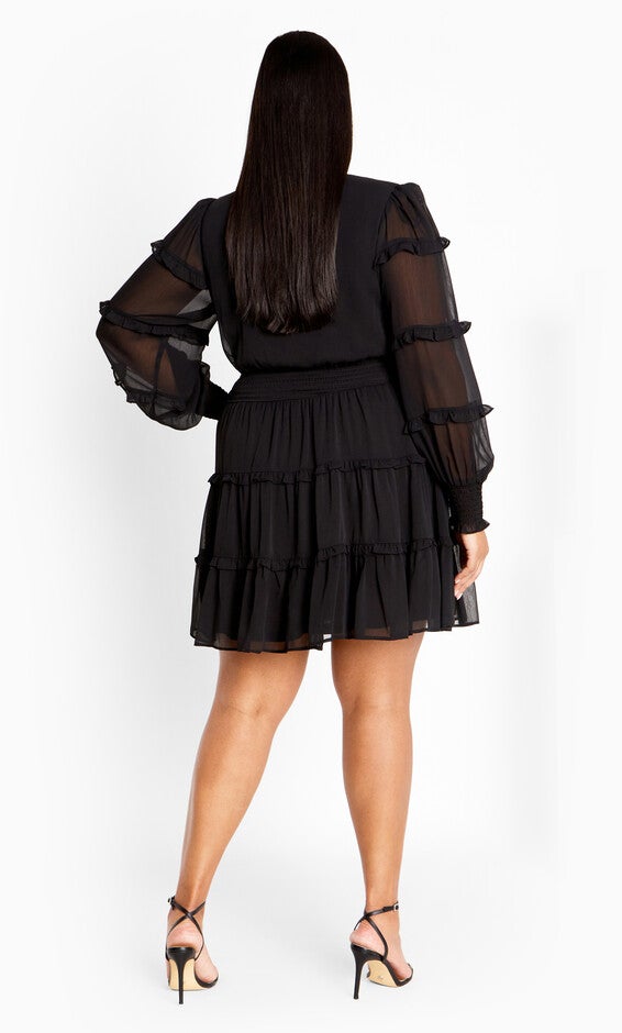 Daisy May Dress - black, BLACK, alternate image number 2