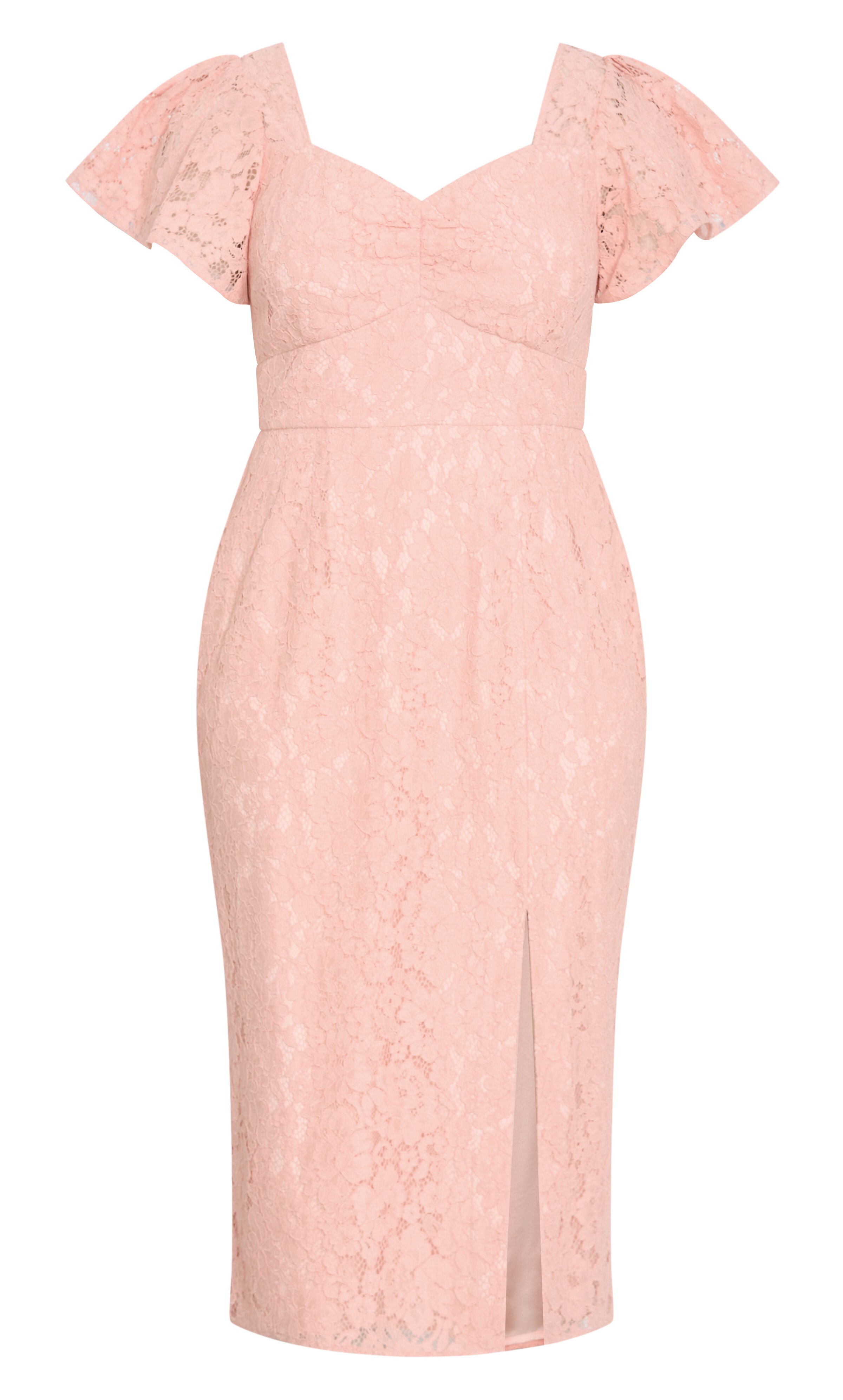 Maisie Lace Midi Dress - ballet pink, PINK, alternate image number 3