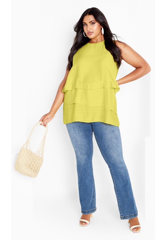 Briella Top - lush lime, YELLOW, on-hover image number null