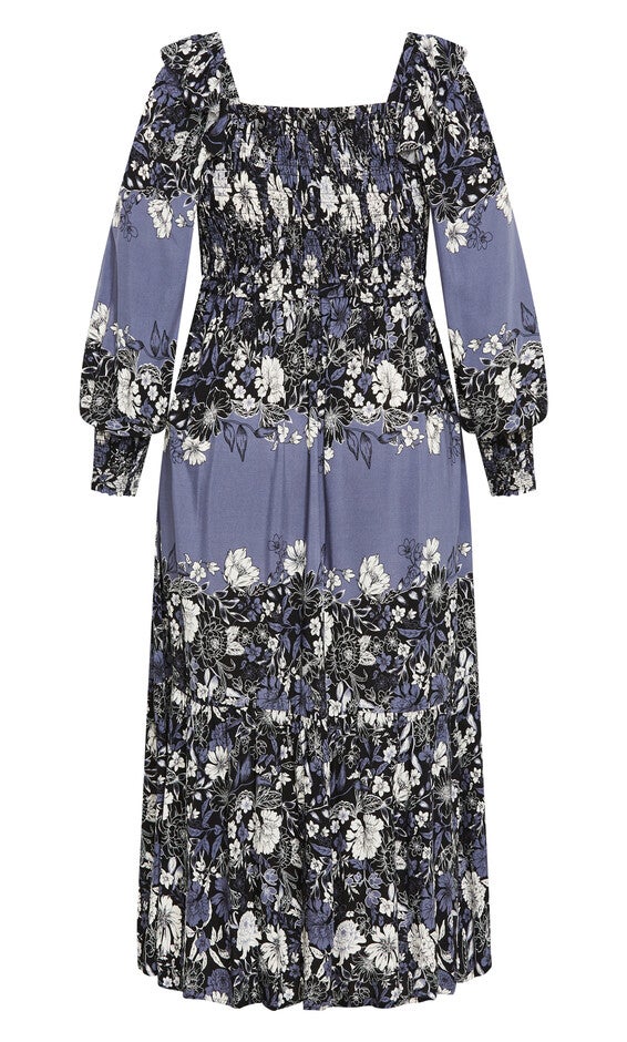 Sadie Placement Dress - blue, BLUE, alternate image number 5