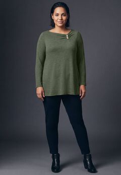Della Hacci Shirred Tunic