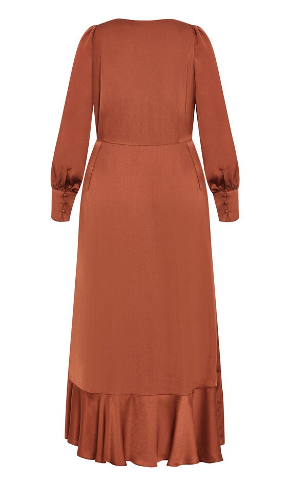 Oki Maxi Dress - copper, ORANGE, alternate image number 4