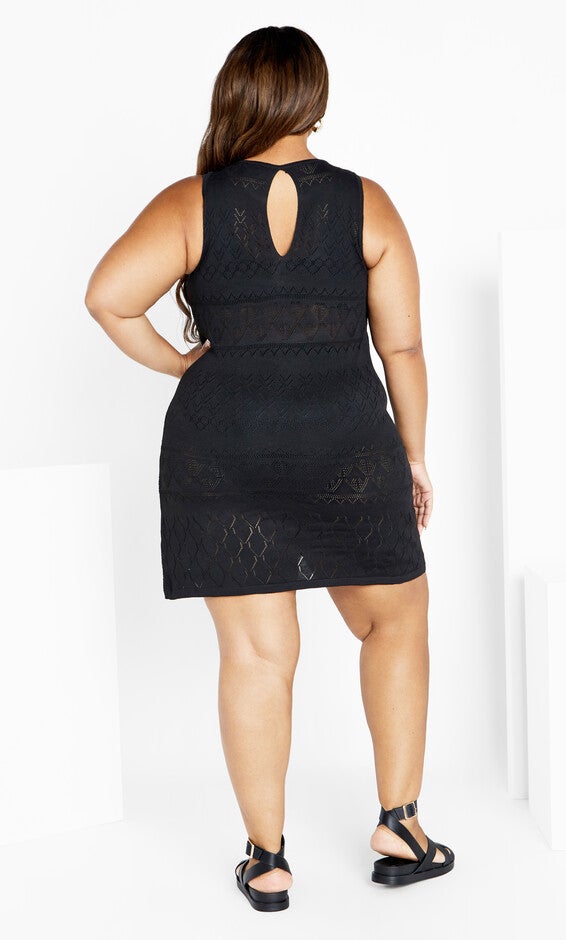 Cornelia Dress - black, BLACK, alternate image number null