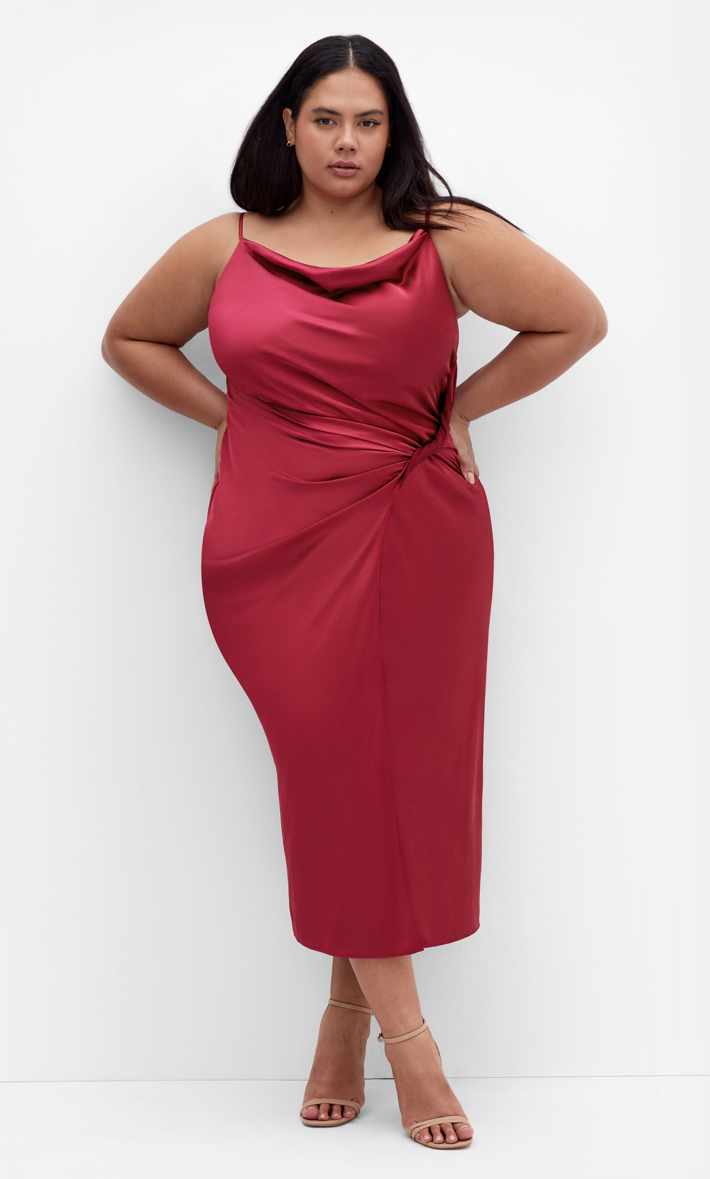 Adelina Dress - raspberry, PINK, hi-res image number 0