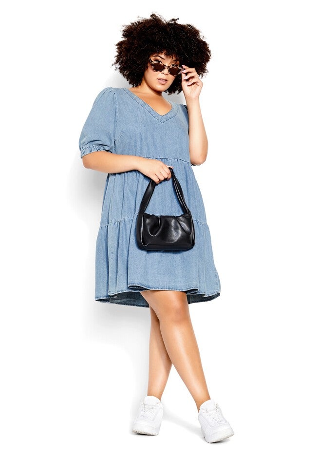 Coastal Dress - light wash, BLUE, hi-res image number null