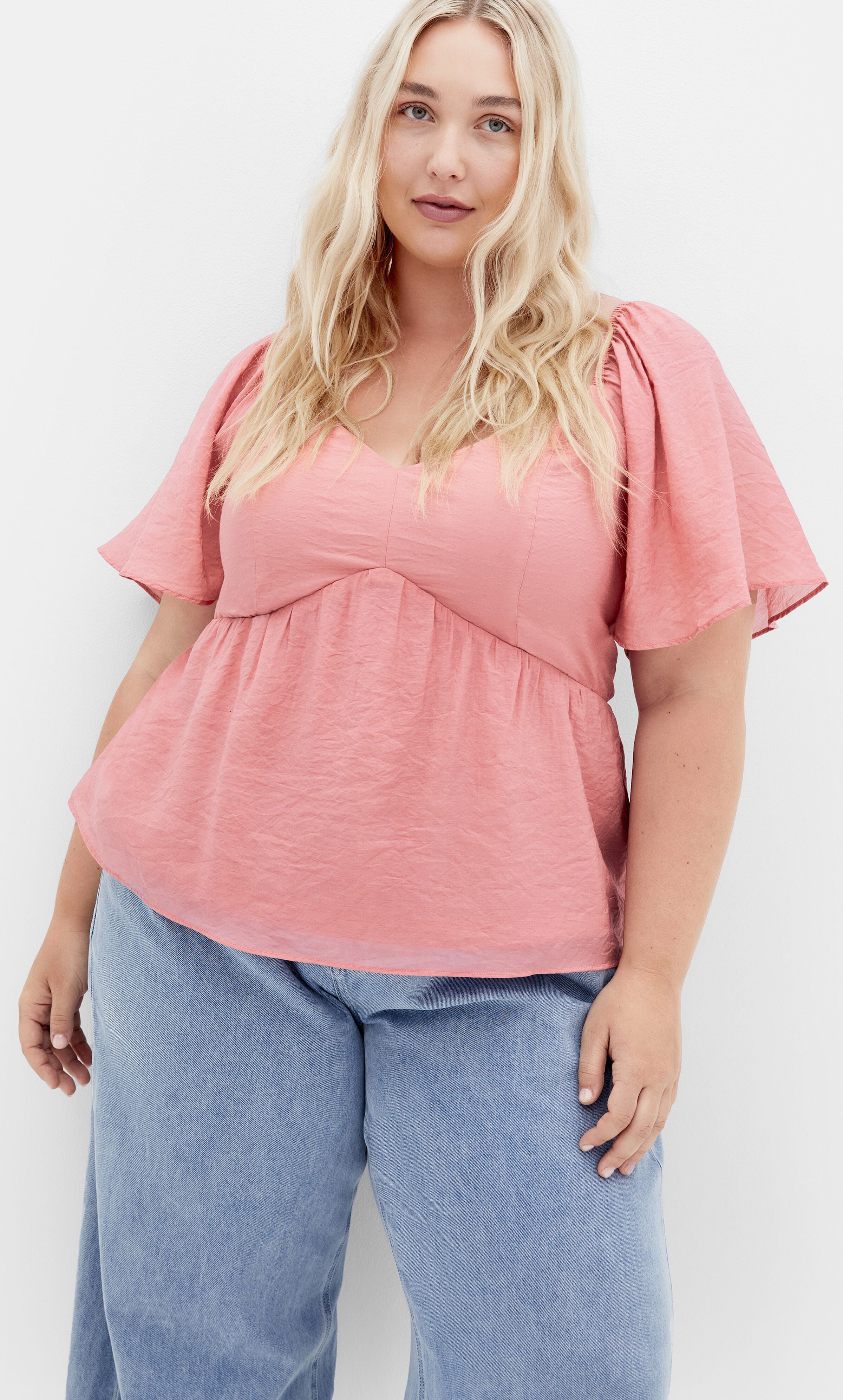 Marci Top - deep rose, PINK, alternate image number 3