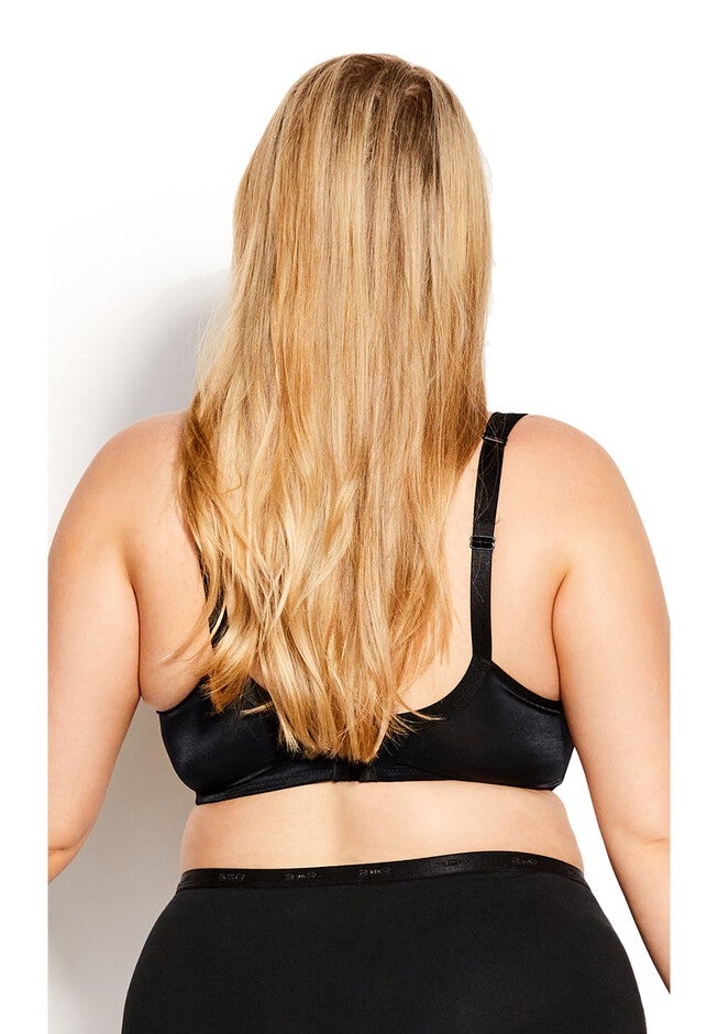 Lace Balconette Bra Contouring Underwire Bra, BLACK, on-hover image number 1