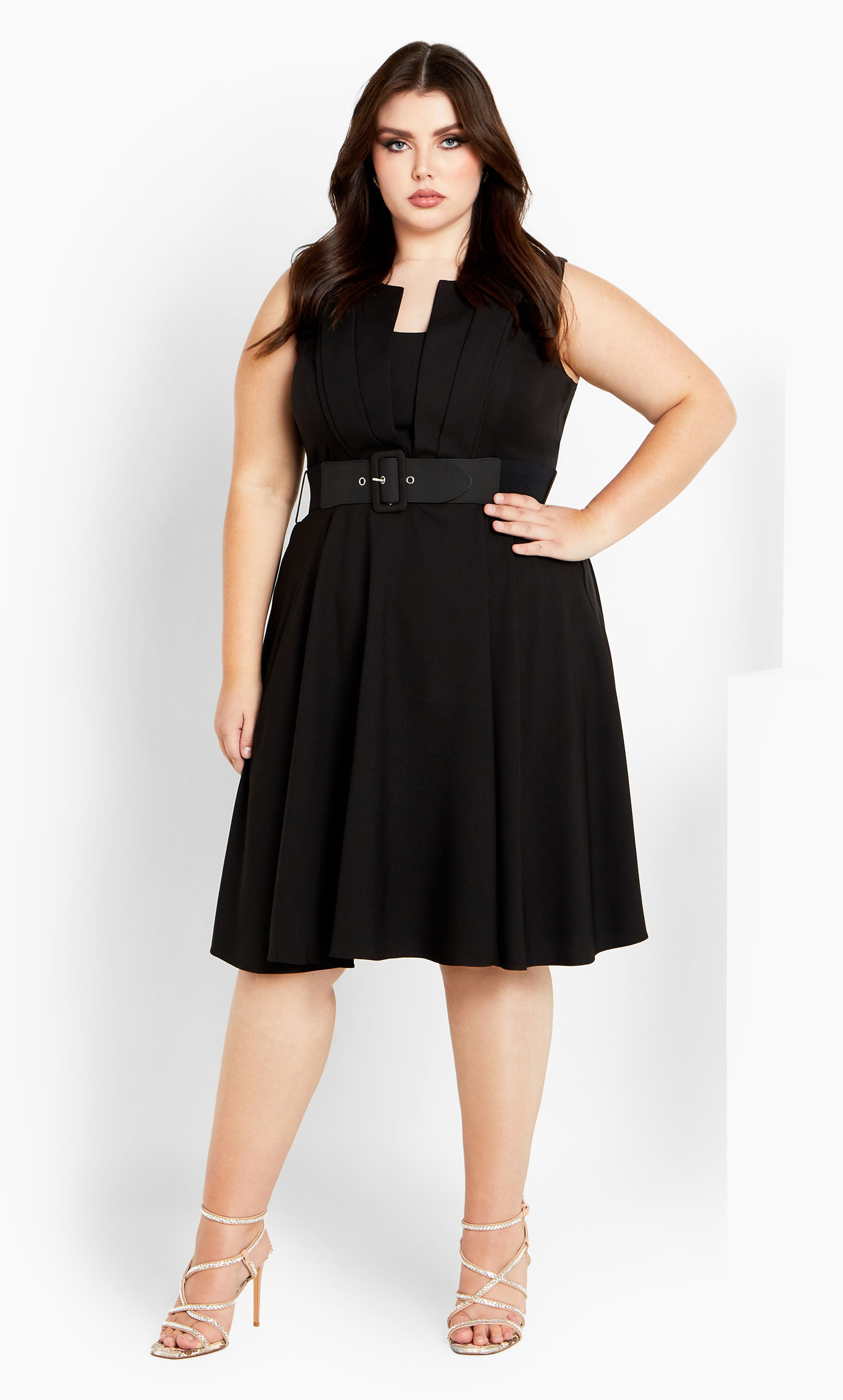 Vintage Veronica Dress - black, BLACK, alternate image number 2