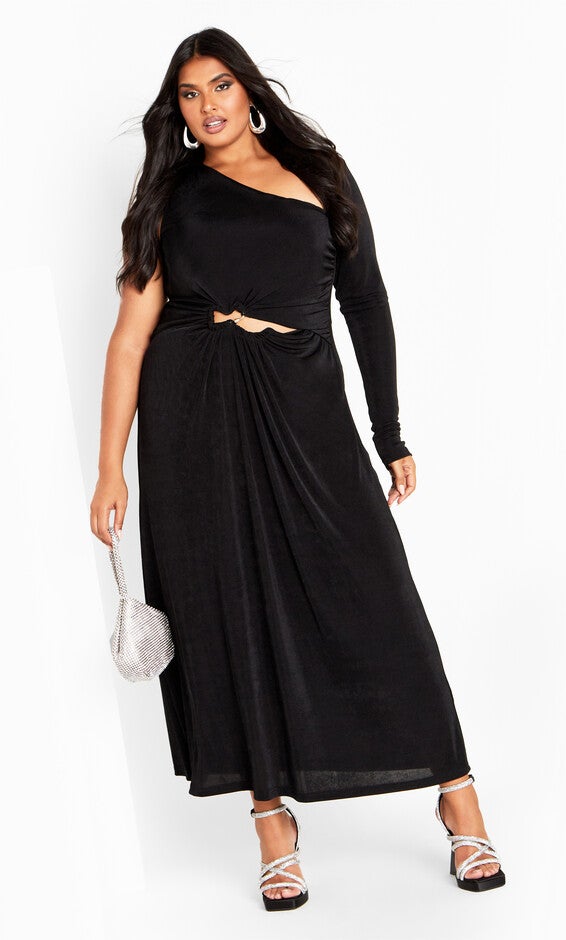 Paola Maxi Dress - black, BLACK, hi-res image number null