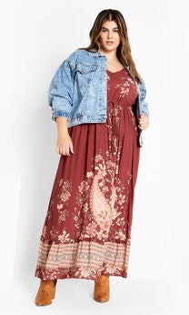 Faith Maxi Dress - desert rose