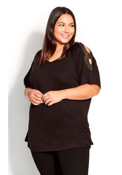 Crochet Cut Out Top