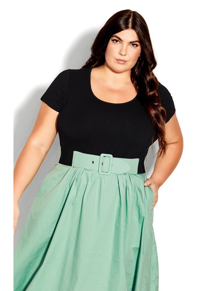 Paris Days Dress - sage, GREEN, on-hover image number 1