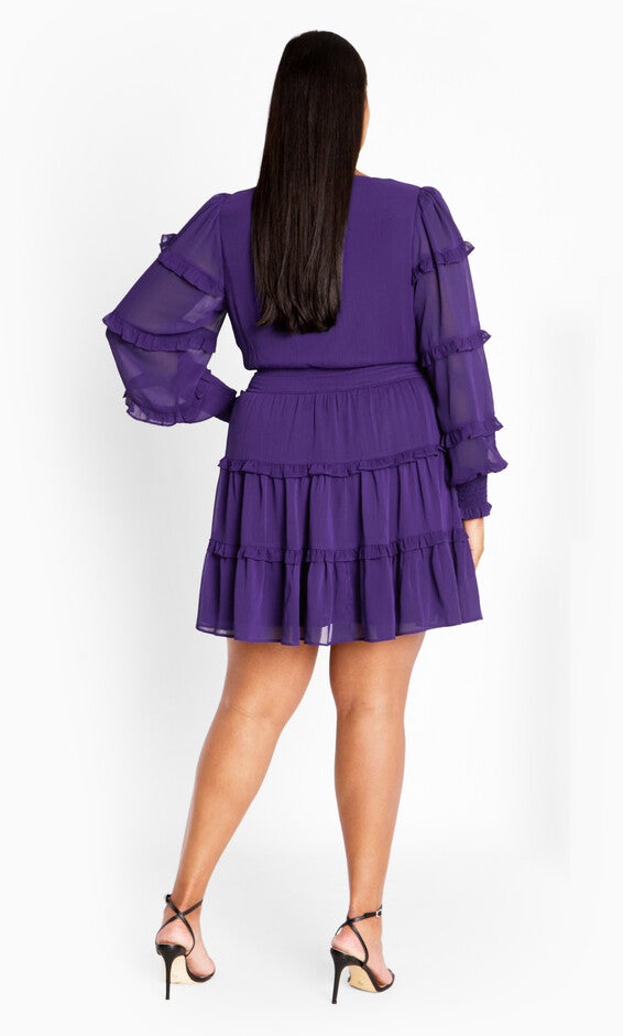 Daisy May Dress - royal purple, PURPLE, alternate image number 1