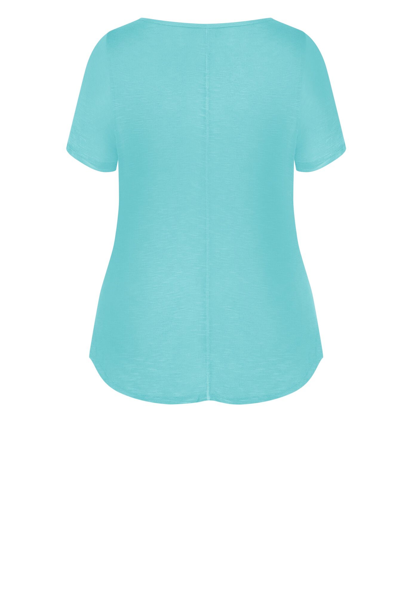 Visc Slub Top, AQUA, alternate image number 3