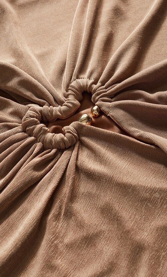 Paola Maxi Dress - mocha, BROWN, alternate image number 5