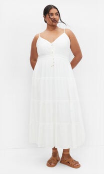 Aiza Maxi Dress - ivory
