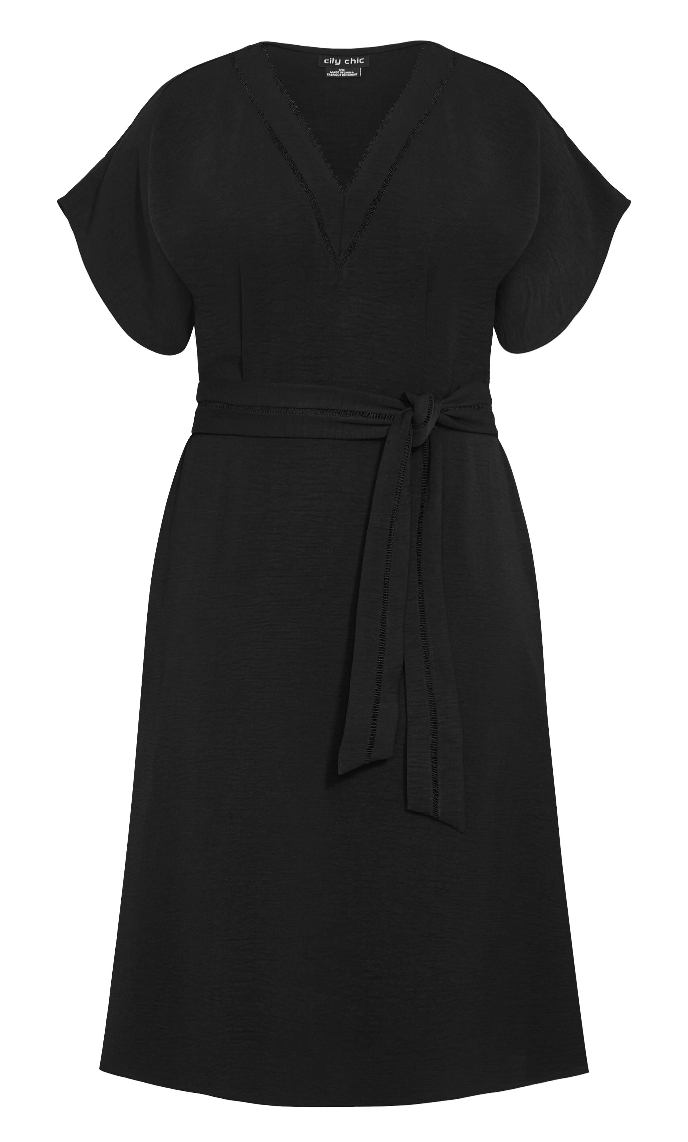 Maya Midi Dress - black, BLACK, alternate image number 5