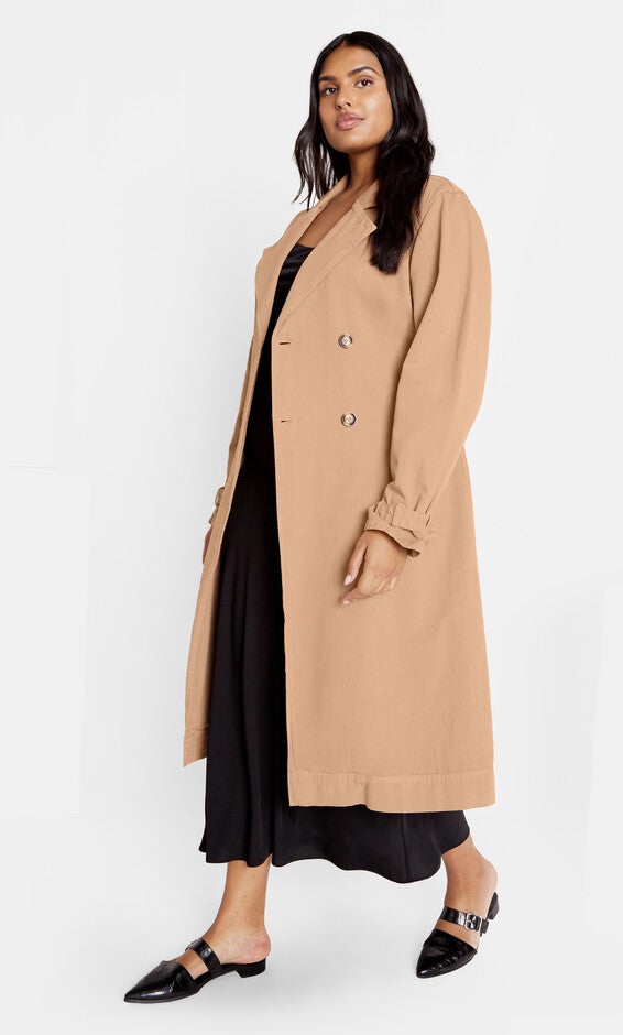 Laylo Trench Coat - caramel, BROWN, alternate image number null