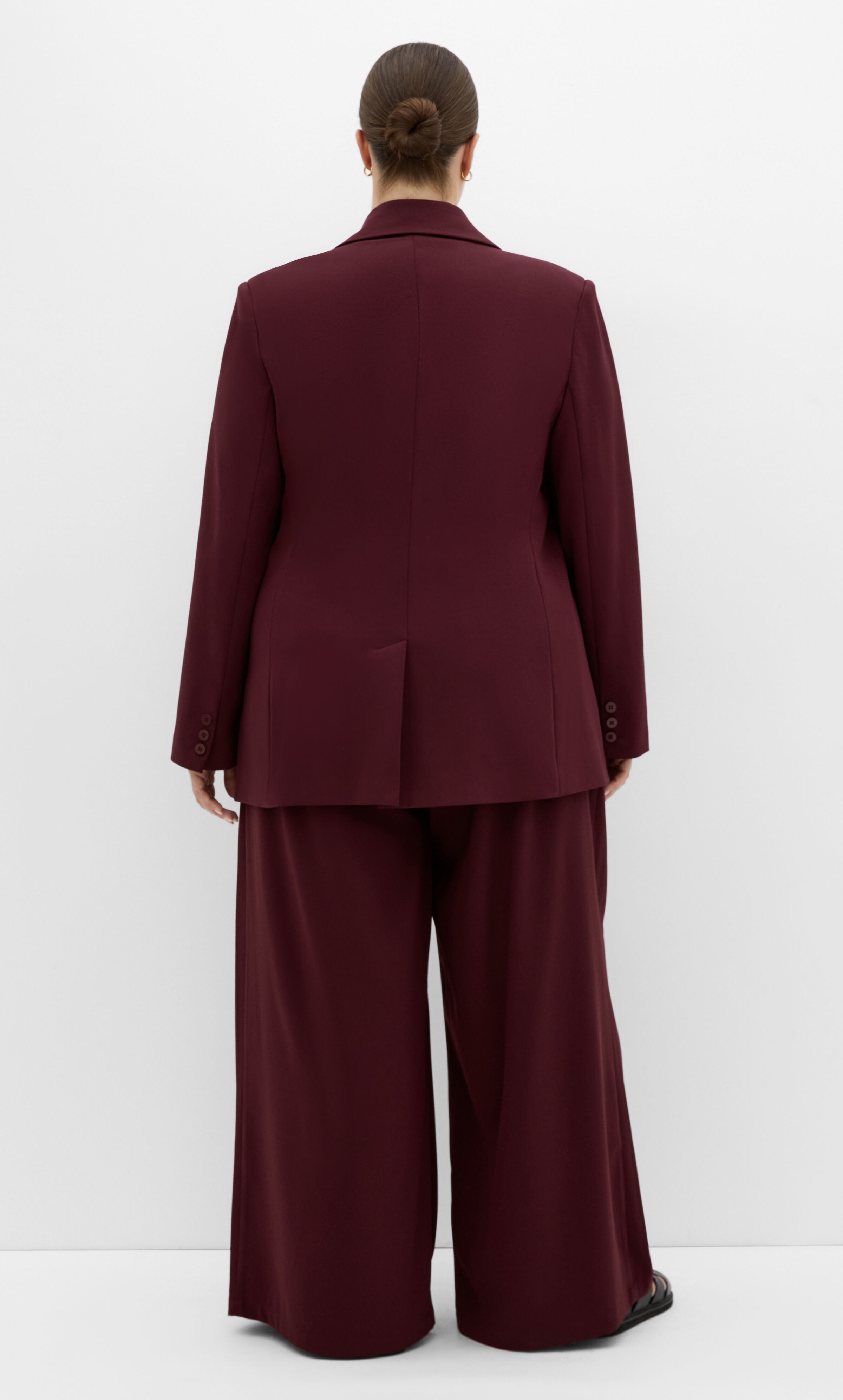 Galactic Ponte Blazer - dark cherry, RED, alternate image number 2