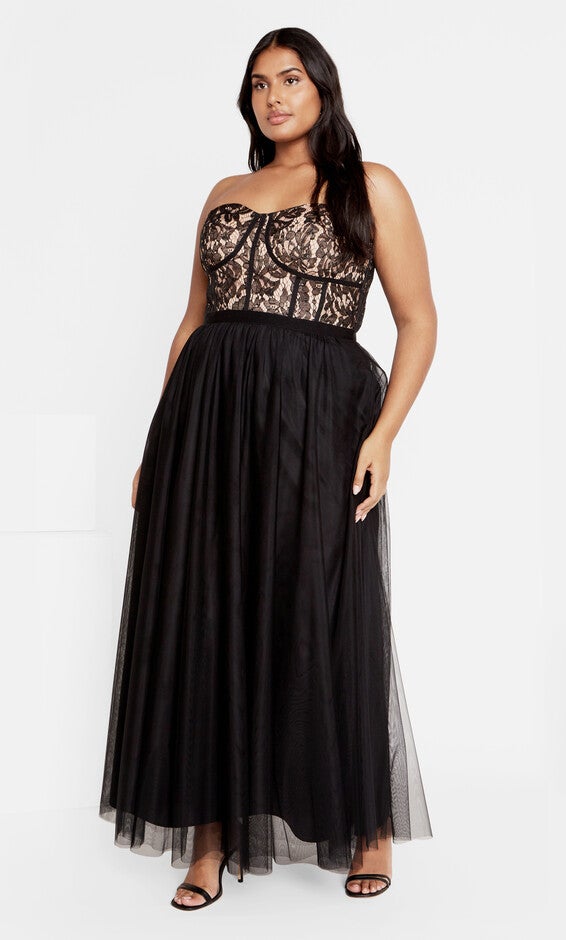 Sweet Beauty Maxi Dress - black, BLACK, alternate image number 2