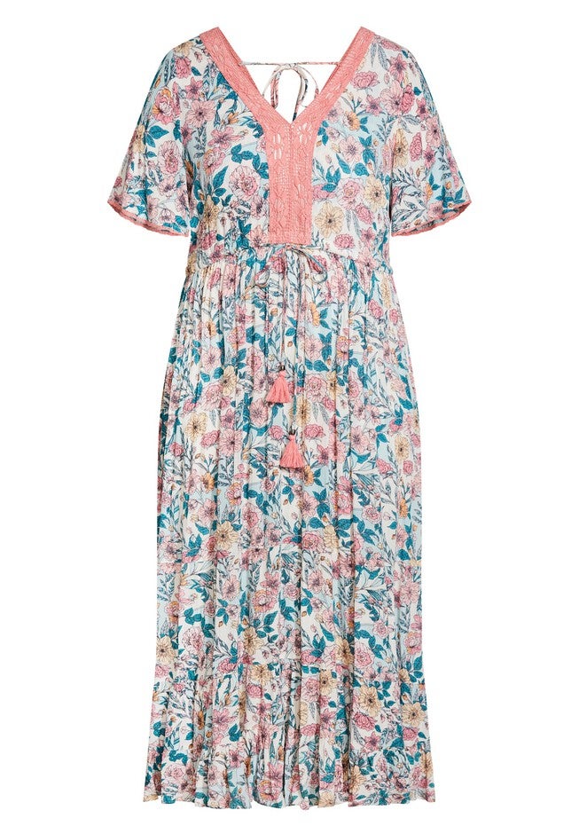 Cadence Maxi Dress, SORBET SUMMER, alternate image number 4