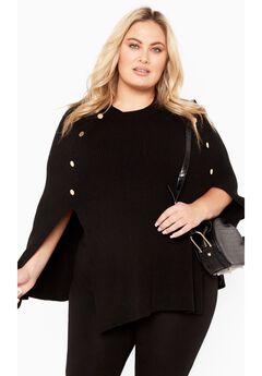Plus Size Cape Tops