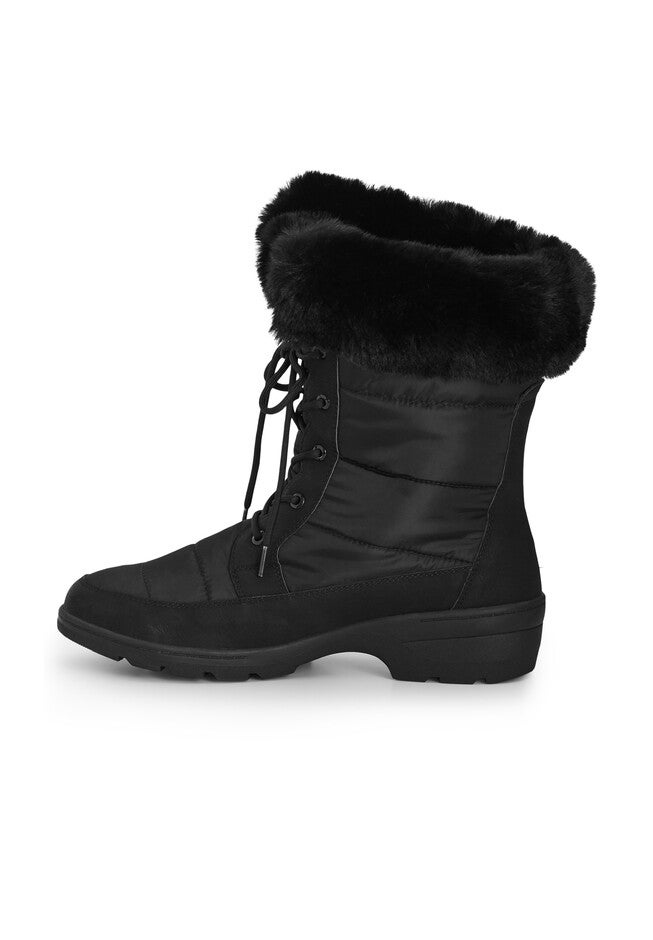Nylah Cold Weather Boot, BLACK, alternate image number null