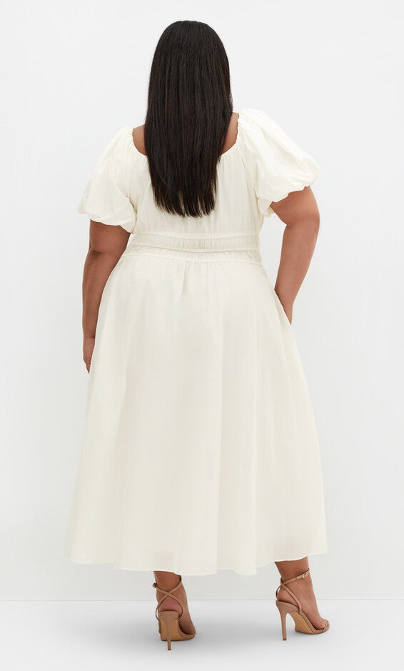 Lillian Midi Dress - butter, CREAM, alternate image number 2