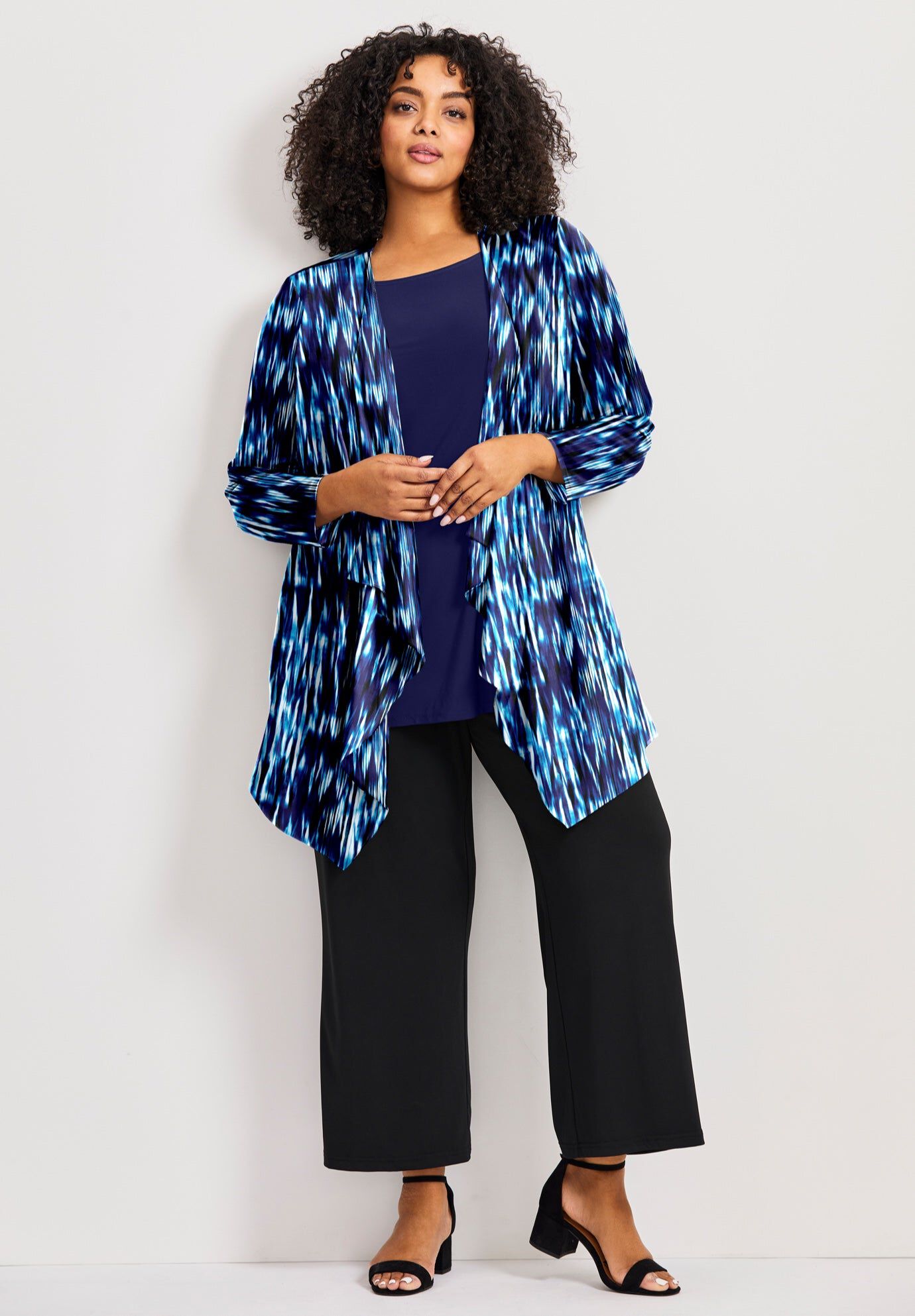 Sliced Asym Neck Top | Dia & Co