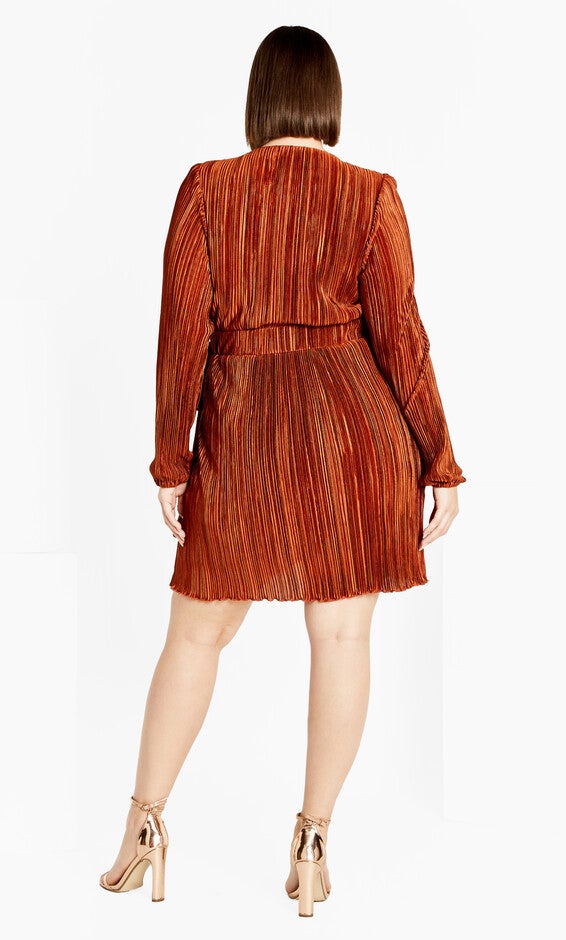 Macie Dress - gingerbread, GINGERBREAD, alternate image number null