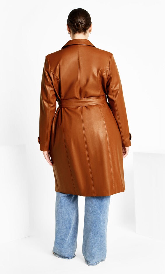 Phylis Trench Coat - copper, ORANGE, alternate image number 5